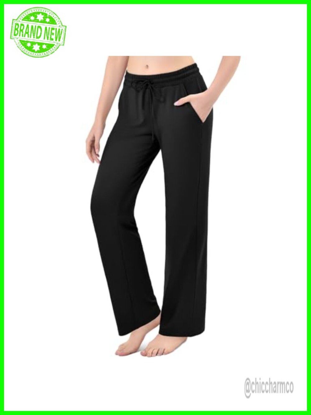 Women's Wide Leg Sweatpants Joggers with Pockets Drawstring